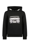 TYGO & vito - Zwarte hoodie met radiospeler