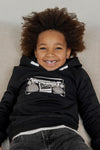 TYGO & vito - Zwarte hoodie met radiospeler