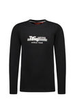 TYGO & vito - Zwarte T-shirt met lange mouwen