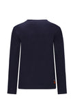 TYGO & vito - Donkerblauwe T-shirt met lange mouwen