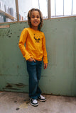 TYGO & vito - Okerkleurige T-shirt met lange mouwen