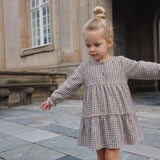 Your Wishes - Blauw/wit geruite jurk
