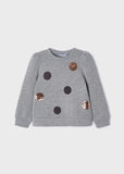 Mayoral - Grijze sweater met bollen