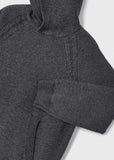 Mayoral - Set donkergrijze hoodie met joggingbroek