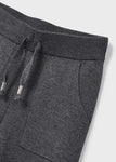 Mayoral - Set donkergrijze hoodie met joggingbroek