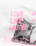 American Outfitters - Wit T-shirt met zomerse opdruk