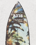 American Outfitters - Grijze T-shirt met surfplank
