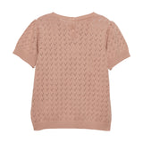 Brands4Kids/Minymo - Roze gebreide T-shirt
