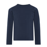 Brands4Kids/Minymo - Donkerblauwe T-shirt met lange mouwen met graafmachine