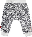 Bess - Witte broek met zwarte strepen
