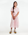 American Oufitters - Roze/wit gestreepte T-shirt