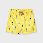 Mayoral - Gele zwemshort met surfplanken