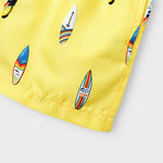 Mayoral - Gele zwemshort met surfplanken