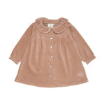 Brands4Kids/Minymo - Oudroze ribfluwelen jurk