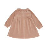 Brands4Kids/Minymo - Oudroze ribfluwelen jurk