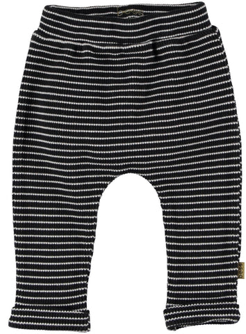 Bess - Donkergrijze gestreepte broek