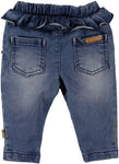 Bess - Jeansbroek met franjes