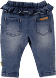 Bess - Jeansbroek met franjes