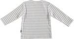 Bess - Beige/wit gestreepte T-shirt met lange mouwen
