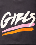 American Outfitters - Donkergrijze sweater met GIRLS
