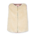 American Outfitters - Beige gilet uit nep bont