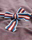 American Outfitters - Gestreept velvet jurkje