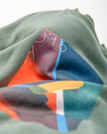 American Outfitters - Oudgroene sweater met skateboard