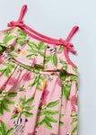 Mayoral - Roze jurk met tropische print