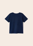 Mayoral - Donkerblauwe T-shirt met auto's
