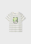 Mayoral - Gestreept T-shirt met surfboards