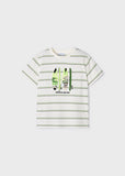 Mayoral - Gestreept T-shirt met surfboards