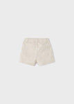 Mayoral - Beige short met bloemetjes