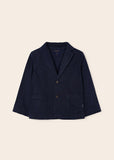 Mayoral - Donkerblauwe linnen blazer