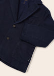 Mayoral - Donkerblauwe linnen blazer