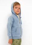 Mayoral - Lichtblauw vest met kap