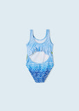 Mayoral - Blauw badpak met zeemeerminnen
