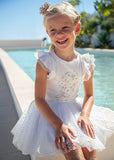 Mayoral - Roze tule rokje met glitters