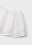 Mayoral - Wit tule rokje met glitters