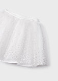 Mayoral - Wit tule rokje met glitters