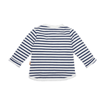 Bess - Blauw/wit gestreepte T-shirt met lange mouwen