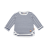 Bess - Blauw/wit gestreepte T-shirt met lange mouwen