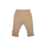 Bess - Beige broek in wafelstof