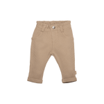 Bess - Beige broek in wafelstof