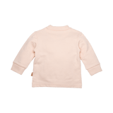 Bess - Roze trui met ruffles