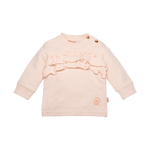 Bess - Roze trui met ruffles