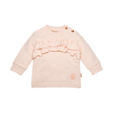 Bess - Roze trui met ruffles