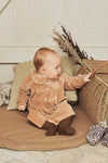 Brands4Kids/Minymo - Oudroze ribfluwelen jurk