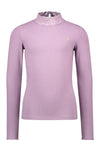 Like FLO - Lila T-shirt met lange mouwen, met een kanten hals