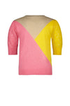 Like FLO - Gebreide T-shirt colorblock