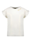 Like FLO - Witte T-shirt met gouden print